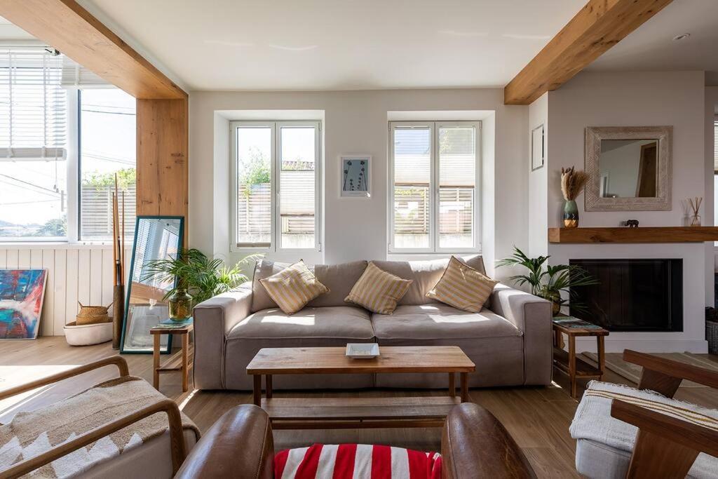 Beautiful Beach House In Front Of The Ocean Biarritz Bagian luar foto