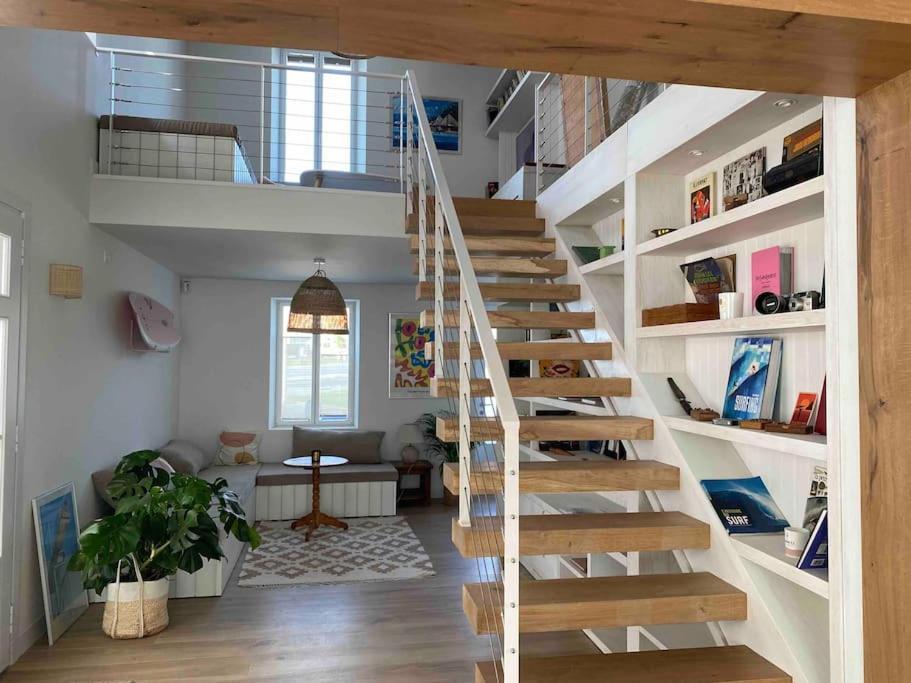 Beautiful Beach House In Front Of The Ocean Biarritz Bagian luar foto